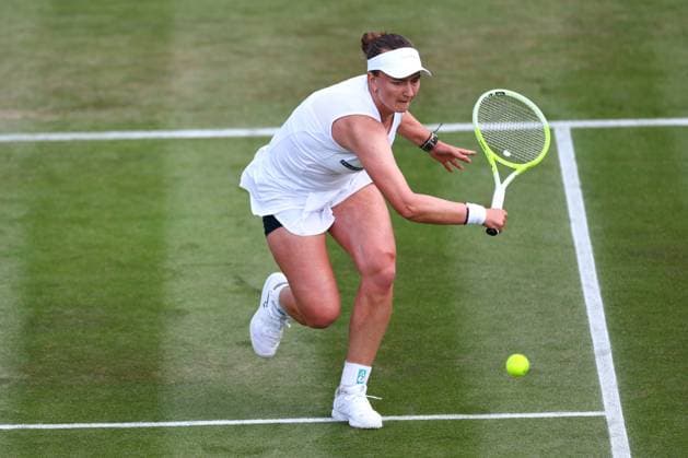 Barbora Krejcikova during her second round match Wimbledon Tennis Championships, Day 4, The All England Lawn Tennis and Croquet Club, London, UK - 03 Jul 2025London The All England Lawn Tennis and United Kingdom  Copyright: xJamesxMarsh Shutterstockx 15382593dv