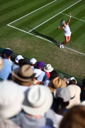 Caroline Dolehide during her second round match Wimbledon Tennis Championships, Day 4, The All England Lawn Tennis and Croquet Club, London, UK - 03 Jul 2025London The All England Lawn Tennis and United Kingdom  Copyright: xJamesxMarsh Shutterstockx 15382593dr