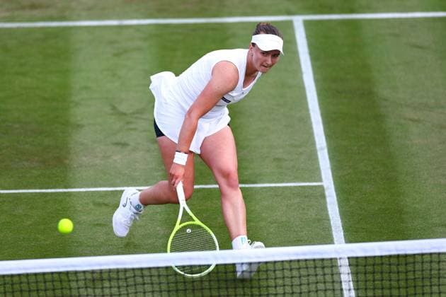 Barbora Krejcikova during her second round match Wimbledon Tennis Championships, Day 4, The All England Lawn Tennis and Croquet Club, London, UK - 03 Jul 2025London The All England Lawn Tennis and United Kingdom  Copyright: xJamesxMarsh Shutterstockx 15382593ea