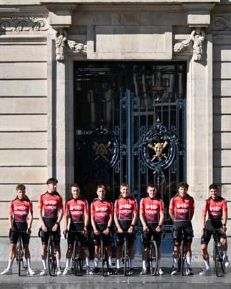 Tour de France 2025 03 07 2025 LILLE METROPOLE, FRANCE - JULY 03 : The team of Lotto during the teams presentation prior of the 112th edition of Tour de France an UCI World Tour 2.UWT cycling road race stage for Men Elite on July 3, 2025 in Lille Metropole, France, 03 07 2025 ( Motordriver Kenny Verfaillie - Lille Metropole France  Copyright: xJanxDexMeuleneirx
