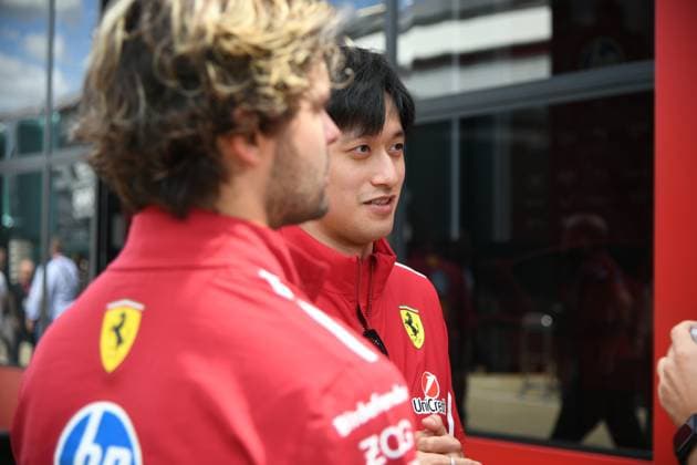 Zhou Guanyu F1 -- day 1 Formula 1 Qatar Airways British Grand Prix -- 2025 Zhou Guanyu during the Thursday (first day) of the Formula 1 Qatar Airways British Grand Prix at the Silverstone Circuit in Silverstone, Northamptonshire, United Kingdom on Thursday, July 03, 2025. (Photo by ATP, Tennis Herren Bildagentur STF Stanley Anthony) Featuring: Zhou Guanyu Where: Silverstone, Northamptonshire, United Kingdom When: 03 Jul 2025 Credit: Anthony Stanley WENN **ATP Bildagentur Muenchen Roemerstr. 6, D-80801 Muenchen, Germany phone: +49 152 286 572 22, e-mail: news@atp.de jp.thill.atp@gmail.com** Silverstone Northamptonshire United Kingdom Copyright: xWENNx wenn40524649 ASC ZDSx 0823945438st