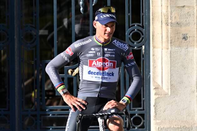 Tour de France 2025 03 07 2025 LILLE METROPOLE, FRANCE - JULY 03 : Van Der Poel Mathieu (NED) of Alpecin-Deceuninck during the teams presentation prior of the 112th edition of Tour de France an UCI World Tour 2.UWT cycling road race stage for Men Elite on July 3, 2025 in Lille Metropole, France, 03 07 2025 ( Motordriver Kenny Verfaillie - Lille Metropole France  Copyright: xJanxDexMeuleneirx