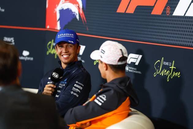F1 - BRITISH GRAND PRIX 2025 ALBON Alexander (tha), Williams Racing FW47, portrait press conference, PK, Pressekonferenz during the Formula 1 Qatar Airways British Grand Prix 2025, 12th round of the 2025 FIA Formula One World Championship, WM, Weltmeisterschaft from July 4 to 6, 2025 on the Silverstone Circuit, in Silverstone, United Kingdom - SilverstoneUnited Kingdom  Copyright: xDPPIx