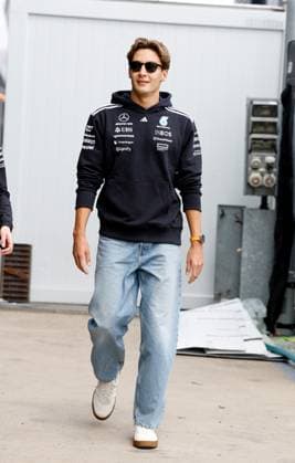 F1 - BRITISH GRAND PRIX 2025 RUSSELL George (gbr), Mercedes AMG F1 Team W16, portrait during the Formula 1 Qatar Airways British Grand Prix 2025, 12th round of the 2025 FIA Formula One World Championship, WM, Weltmeisterschaft from July 4 to 6, 2025 on the Silverstone Circuit, in Silverstone, United Kingdom - SilverstoneUnited Kingdom  Copyright: xDPPIx