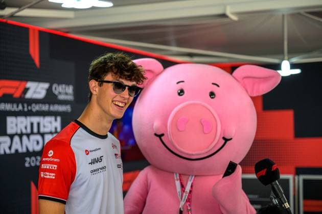 FORMULE 1 : Grand Prix de Grande Bretagne - Silverstone - 03 07 2025 87 Oliver Bearman (GBR) Moneygram Haas F1 (USA) Haas VF-25 Ferrari, during the 2025 Formula 1 British Grand Prix, round 12 of the 2025 Formula 1 World Championship, WM, Weltmeisterschaft which takes place from July 4 to 6, 2025 at the Silverstone Great Britain (GB).  Copyright: xIANxBUNDEYx xMPSxAGENCYx x