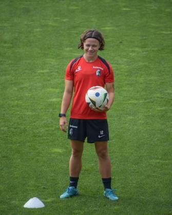 Schwarzwald Stadion, 3th July 2025 Ally Gudorf (12 Freiburg) during the training from the SC Freiburg Frauen on 3th july 2025 (Arne van der Ben SPP) Copyright: xArnexvanxderxBenx xSPPx spp-en-ArVaDeBeSp-SPO-4