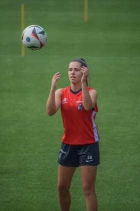 Schwarzwald Stadion, 3th July 2025 Leela Egli (20 Freiburg) during the training from the SC Freiburg Frauen on 3th july 2025 (Arne van der Ben SPP) Copyright: xArnexvanxderxBenx xSPPx spp-en-ArVaDeBeSp-SPO-9
