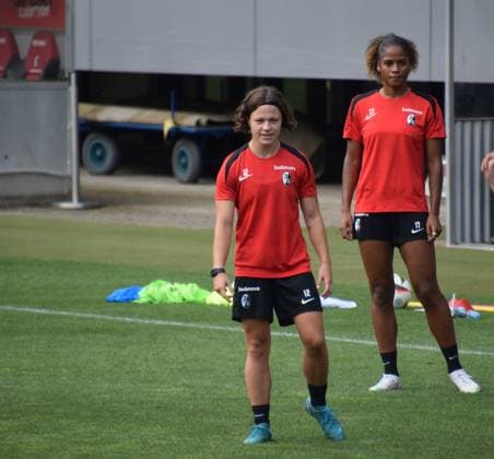 Schwarzwald Stadion, 3th July 2025 Ally Gudorf (12 Freiburg) during the training from the SC Freiburg Frauen on 3th july 2025 (Arne van der Ben SPP) Copyright: xArnexvanxderxBenx xSPPx spp-en-ArVaDeBeSp-SPO-25