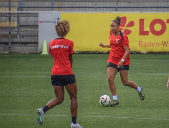 Schwarzwald Stadion, 3th July 2025 Annie Karich (6 Freiburg) during the training from the SC Freiburg Frauen on 3th july 2025 (Arne van der Ben SPP) Copyright: xArnexvanxderxBenx xSPPx spp-en-ArVaDeBeSp-SPO-29