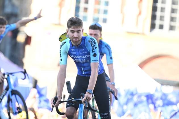 03-07-2025 Presentazione Squadre Tour De France 2025; 2025, Decathlon - Ag2r La Mondiale; Paret Peintre, Aurelien; Lille; 