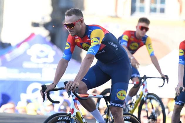 03-07-2025 Presentazione Squadre Tour De France 2025; 2025, Lidl - Trek; Milan, Jonathan; Lille; 
