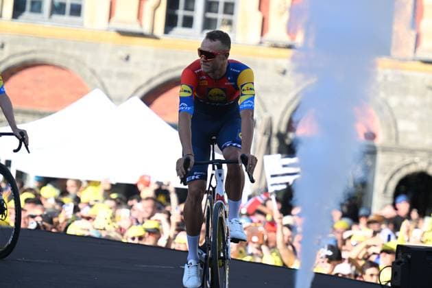 03-07-2025 Presentazione Squadre Tour De France 2025; 2025, Lidl - Trek; Milan, Jonathan; Lille; 