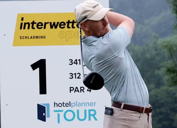 GOLF - Interwetten Open HAUS,AUSTRIA,03.JUL.25 - GOLF - Interwetten Open, HotelPlanner Tour, Golfclub Schladming. Image shows Tom Bevington (ENG).  GEPAxpictures xHansxOberlaender