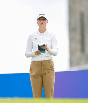 3rd July 2025; The O& x2019;Meara Course at Carton House, Maynooth, County Kildare, Ireland; KPMG Womens Irish Open Golf, Round 1; Sanna Nuutinen of Finland prepares to tee off on the 10th hole  ActionPlus12808527 PeterxFitzpatrick