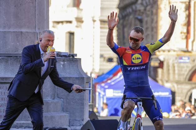 Jonathan MILAN, Lidl - Trek, during the Tour de France 2025, UCI WorldTour cycling event, Teams presentation on 3 July 2025 in Lille, France during Tour de France 2025 - Team Presentation, Tour De France race in France, France, July 03 2025  Copyright: xStefanoxCavasino IPAxSportx xipa-agency.netx xx IPA_59883811 IPA_Agency_IPA59883811