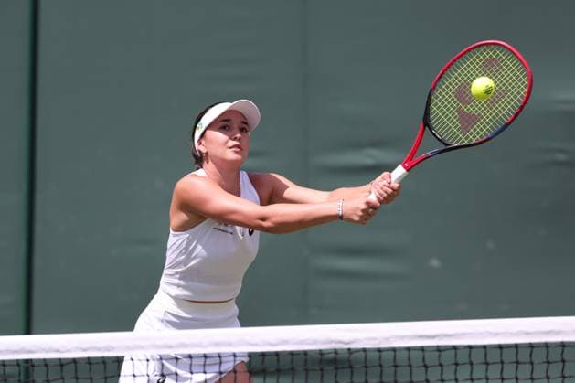 Alexandra Eala PHI , Eva Lys GER , Women Doubles, Women s Doubles Tennis Wimbledon 2025 Grand Slam ITF ATP WTA AELTC London Great Britain 3 July 2025 Copyright: xJuergenxHasenkopfx