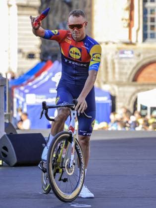 CICLISMO - Tour De France - Tour de France 2025 - Team Presentation Jonathan MILAN, Lidl - Trek, during the Tour de France 2025, UCI WorldTour cycling event, Teams presentation on 3 July 2025 in Lille, France during Tour de France 2025 - Team Presentation, Tour De France race in France, France, July 03 2025 France France  Copyright: xIPAxSport ABACAx