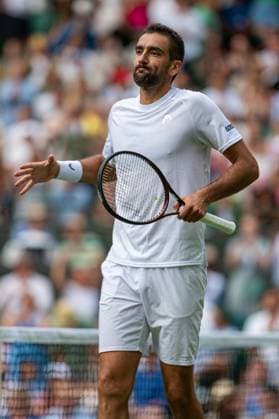 Tennis - Wimbledon Championship 2025 - Day 4 LONDON, ENGLAND - Thursday, July 3, 2025: Marin ÄailiÄ‡ (CRO) during the Gentlemen s Singles 2nd Round on Day Four of The Championships Wimbledon 2025 at the All England Lawn Tennis and Croquet Club. (Photo by Kirsten Holst Propaganda) LONDON All England Lawn Tennis and Croquet Club GREATER LONDON ENGLAND  Copyright: xKirstenxHolstx 2025-07-03-155-Wimbledon_2025_Day_4