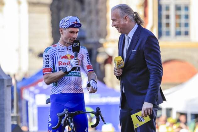 rimoÅ¾ ROGLI?, Red Bull - BORA - hansgrohe, during the Tour de France 2025, UCI WorldTour cycling event, Teams presentation on 3 July 2025 in Lille, France during Tour de France 2025 - Team Presentation, Tour De France race in France, France, July 03 2025  Copyright: xStefanoxCavasino IPAxSportx xipa-agency.netx xx IPA_59884443 IPA_Agency_IPA59884443