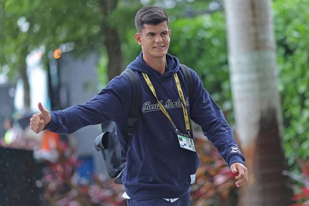 Hard Rock Stadium Real Madrid s Chema Andres arrives for the match between Real Madrid and Juventus, for the round of 16 of the 2025 FIFA Club World Cup, at the Hard Rock Stadium this Tuesday 01. 30761 (Heuler Andrey SPP) Copyright: xHeulerxAndreyx xSPPx spp-en-HeAn-HADE1037