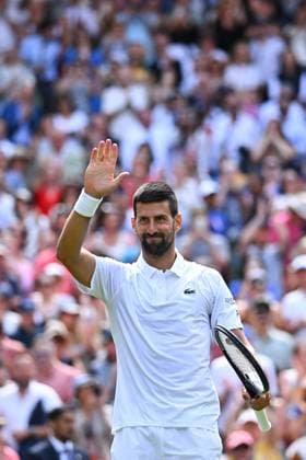 Wimbledon - 2nd Round Novak Djokovic (SRB) during his second round match at the 2025 Wimbledon Championships at the AELTC in London, GREAT BRITAIN, on July 3, 2025. Photo by Corinne Dubreuil ABACAPRESS.COM London United Kingdom  Copyright: xDubreuilxCorinne ABACAx