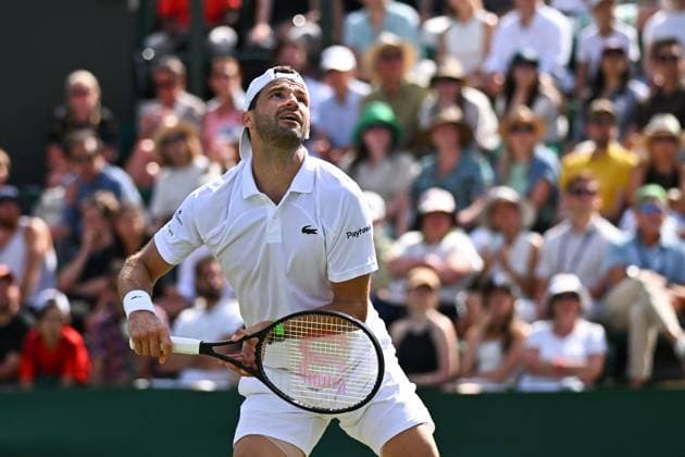 Wimbledon - 2nd Round Grigor Dimitrov (BUL) during his second round match at the 2025 Wimbledon Championships at the AELTC in London, GREAT BRITAIN, on July 3, 2025. Photo by Corinne Dubreuil ABACAPRESS.COM London United Kingdom  Copyright: xDubreuilxCorinne ABACAx