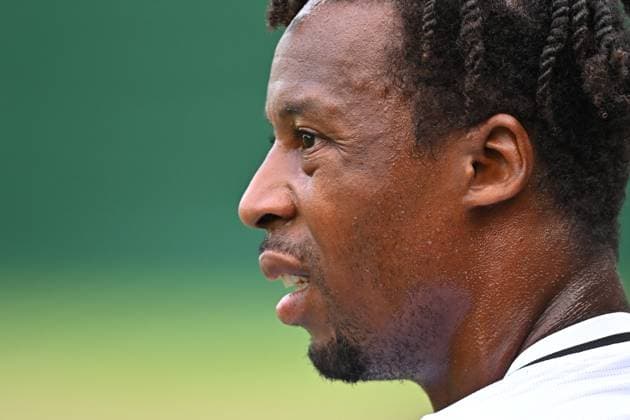 Wimbledon - 2nd Round Gael Monfils (FRA) during his second round match at the 2025 Wimbledon Championships at the AELTC in London, GREAT BRITAIN, on July 3, 2025. Photo by Corinne Dubreuil ABACAPRESS.COM London United Kingdom  Copyright: xDubreuilxCorinne ABACAx
