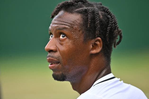Wimbledon - 2nd Round Gael Monfils (FRA) during his second round match at the 2025 Wimbledon Championships at the AELTC in London, GREAT BRITAIN, on July 3, 2025. Photo by Corinne Dubreuil ABACAPRESS.COM London United Kingdom  Copyright: xDubreuilxCorinne ABACAx