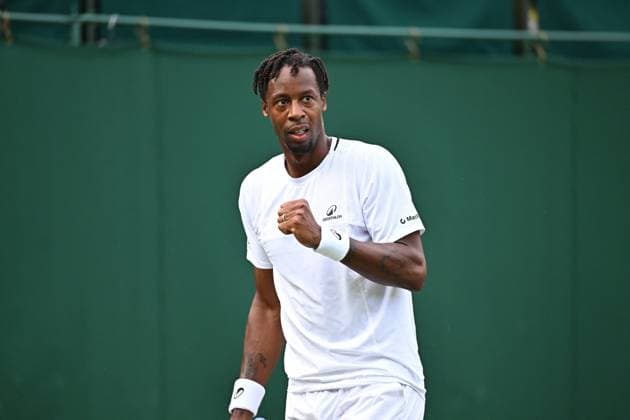 Wimbledon - 2nd Round Gael Monfils (FRA) during his second round match at the 2025 Wimbledon Championships at the AELTC in London, GREAT BRITAIN, on July 3, 2025. Photo by Corinne Dubreuil ABACAPRESS.COM London United Kingdom  Copyright: xDubreuilxCorinne ABACAx
