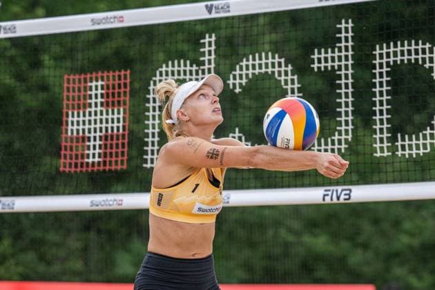 Beach Pro Tour Elite 16 Gstaad, 03 07 2025 Linda Bock GER Beach Pro Tour Elite 16 Gstaad on 03 07 2025 Copyright: xBEAUTIFULxSPORTS PeterxWeberx