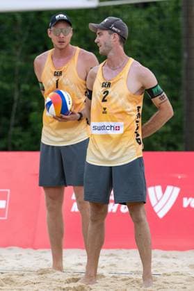 Beach Pro Tour Elite 16 Gstaad, 03 07 2025 Clemens Wickler GER , Nils Ehlers GER Beach Pro Tour Elite 16 Gstaad on 03 07 2025 Copyright: xBEAUTIFULxSPORTS PeterxWeberx