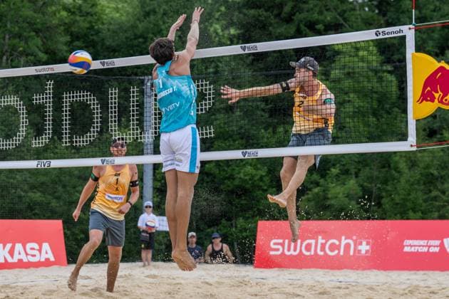 Beach Pro Tour Elite 16 Gstaad, 03 07 2025 Clemens Wickler GER Beach Pro Tour Elite 16 Gstaad on 03 07 2025 Copyright: xBEAUTIFULxSPORTS PeterxWeberx
