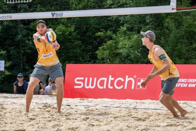 Beach Pro Tour Elite 16 Gstaad, 03 07 2025 Nils Ehlers GER , Clemens Wickler GER Beach Pro Tour Elite 16 Gstaad on 03 07 2025 Copyright: xBEAUTIFULxSPORTS PeterxWeberx