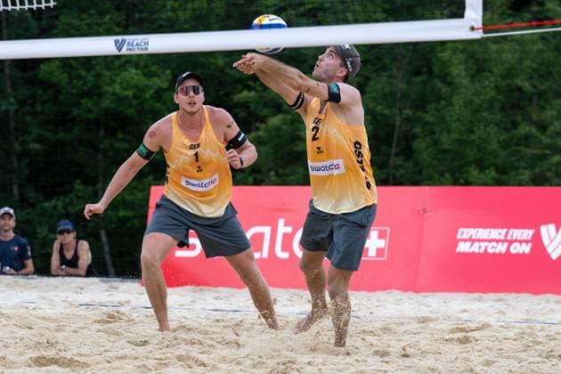 Beach Pro Tour Elite 16 Gstaad, 03 07 2025 Clemens Wickler GER , Nils Ehlers GER Beach Pro Tour Elite 16 Gstaad on 03 07 2025 Copyright: xBEAUTIFULxSPORTS PeterxWeberx