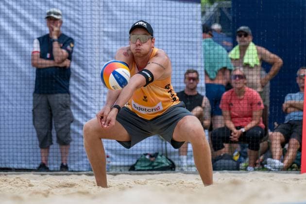 Beach Pro Tour Elite 16 Gstaad, 03 07 2025 Nils Ehlers GER Beach Pro Tour Elite 16 Gstaad on 03 07 2025 Copyright: xBEAUTIFULxSPORTS PeterxWeberx