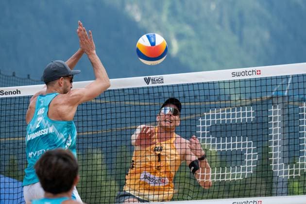 Beach Pro Tour Elite 16 Gstaad, 03 07 2025 Nils Ehlers GER Beach Pro Tour Elite 16 Gstaad on 03 07 2025 Copyright: xBEAUTIFULxSPORTS PeterxWeberx