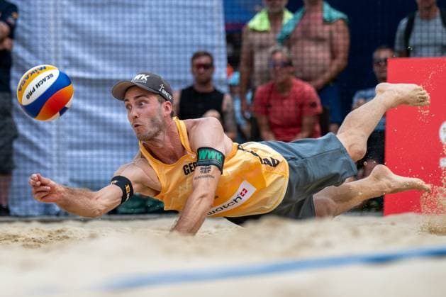 Beach Pro Tour Elite 16 Gstaad, 03 07 2025 Clemens Wickler GER Beach Pro Tour Elite 16 Gstaad on 03 07 2025 Copyright: xBEAUTIFULxSPORTS PeterxWeberx