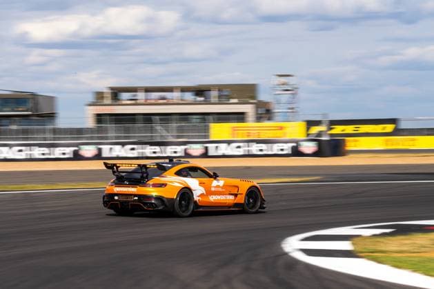 Formula 1 British Grand Prix 2025 Media Day Safety Car Mercedes AMG GT during the Formula 1 Qatar Airways British Grand Prix 2025 on Media Day at the Silverstone International Circuit, Silverstone, Great Britain on July 3, 2025 Credit: Photo by Antoine Lapeyre ABACAPRESS.COM Silverstone United Kingdom  Copyright: xLapeyrexAntoine ABACAx