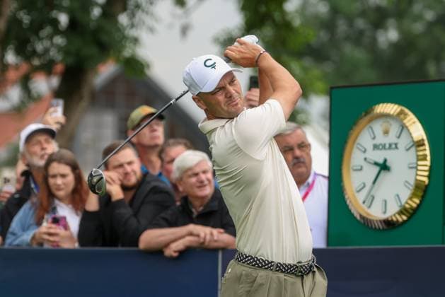 Martin Kaymer GER on the tee,Tee, 36 BMW International Open 2025, Golf, DP World Tour, Men, Round 2, 04 07 2025 Eichenried Bayern Germany Copyright: xkolbert-press ChristianxKolbertx