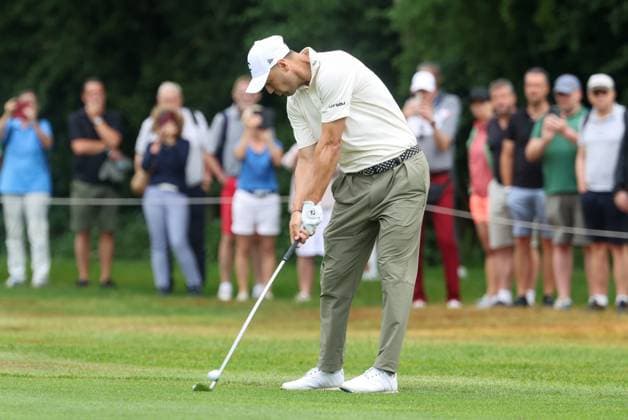 Martin Kaymer GER on the fairway, 36 BMW International Open 2025, Golf, DP World Tour, Men, Round 2, 04 07 2025 Eichenried Bayern Germany Copyright: xkolbert-press ChristianxKolbertx