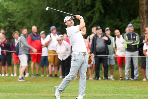 Nicolai von Dellingshausen GER on the fairway, 36 BMW International Open 2025, Golf, DP World Tour, Men, Round 2, 04 07 2025 Eichenried Bavaria Germany Copyright: xkolbert-press ChristianxKolbertx