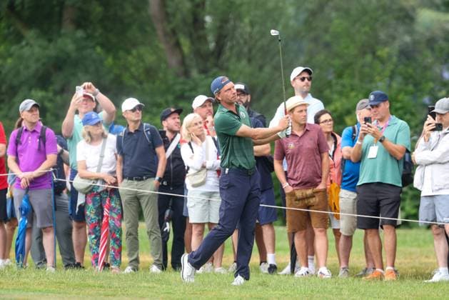 Martin Kaymer GER hits out of the rough, 36 BMW International Open 2025, Golf, DP World Tour, Men, Round 2, 04 07 2025 Eichenried Bayern Germany Copyright: xkolbert-press ChristianxKolbertx
