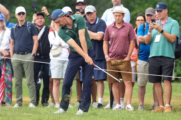 Martin Kaymer GER hits out of the rough, 36 BMW International Open 2025, Golf, DP World Tour, Men, Round 2, 04 07 2025 Eichenried Bayern Germany Copyright: xkolbert-press ChristianxKolbertx