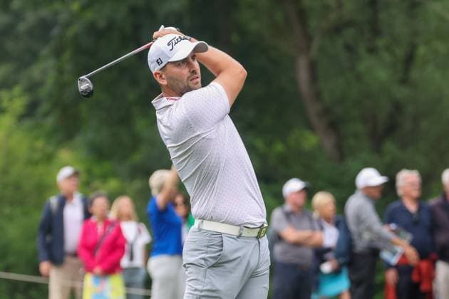 Nicolai von Dellingshausen GER on the fairway, 36 BMW International Open 2025, Golf, DP World Tour, Men, Round 2, 04 07 2025 Eichenried Bavaria Germany Copyright: xkolbert-press ChristianxKolbertx