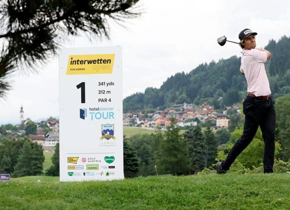 GOLF - Interwetten Open HAUS,AUSTRIA,04.JUL.25 - GOLF - Interwetten Open, HotelPlanner Tour, Golfclub Schladming. Image shows Hugo Townsend (SWE).  GEPAxpictures xHansxOberlaender