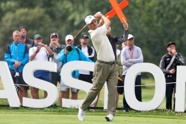 Martin Kaymer GER on the tee,Tee, 36 BMW International Open 2025, Golf, DP World Tour, Men, Round 2, 04 07 2025 Eichenried Bayern Germany Copyright: xkolbert-press ChristianxKolbertx