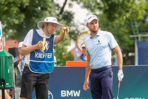 Maximilian Kieffer GER on the tee,Tee, 36 BMW International Open 2025, Golf, DP World Tour, Men, Round 2, 04 07 2025 Eichenried Bayern Germany Copyright: xkolbert-press ChristianxKolbertx