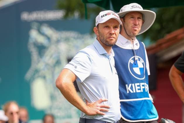 Maximilian Kieffer GER on the tee,Tee, 36 BMW International Open 2025, Golf, DP World Tour, Men, Round 2, 04 07 2025 Eichenried Bayern Germany Copyright: xkolbert-press ChristianxKolbertx