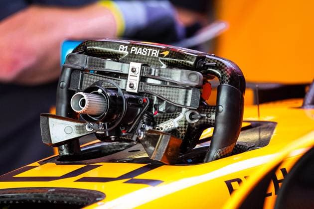 F1 - BRITISH GRAND PRIX 2025 McLaren F1 Team MCL39, mechanical detail of the steering wheel during the Formula 1 Qatar Airways British Grand Prix 2025, 12th round of the 2025 FIA Formula One World Championship, WM, Weltmeisterschaft from July 4 to 6, 2025 on the Silverstone Circuit, in Silverstone, United Kingdom - SilverstoneUnited Kingdom  Copyright: xFLORENTxGOODENx