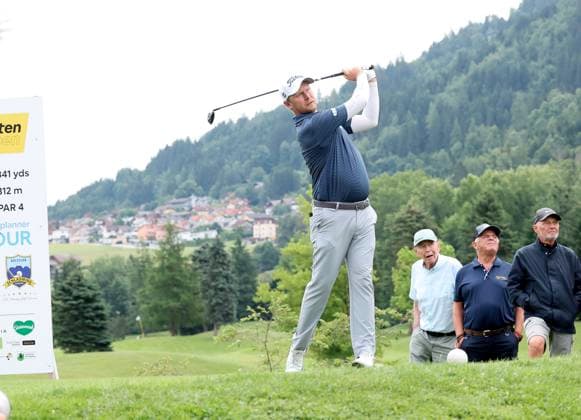 GOLF - Interwetten Open HAUS,AUSTRIA,04.JUL.25 - GOLF - Interwetten Open, HotelPlanner Tour, Golfclub Schladming. Image shows Justin Harding (RSA).  GEPAxpictures xHansxOberlaender